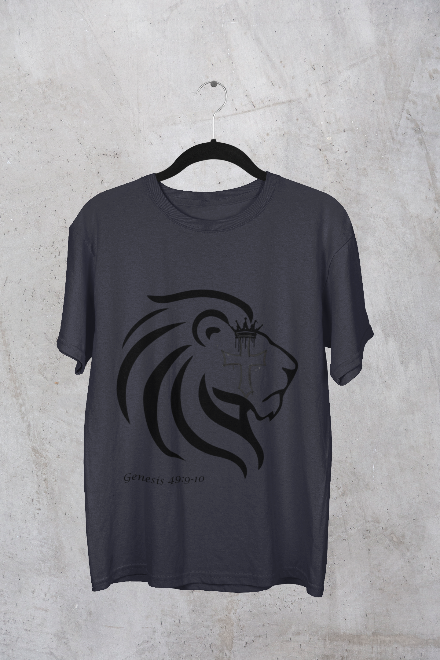 Lion of Judah Cross Shirt, Christian Faith Tee for Women, Religious V-Neck T-Shirt, Bold Lion Graphic Tee, Bible-Inspired Gift