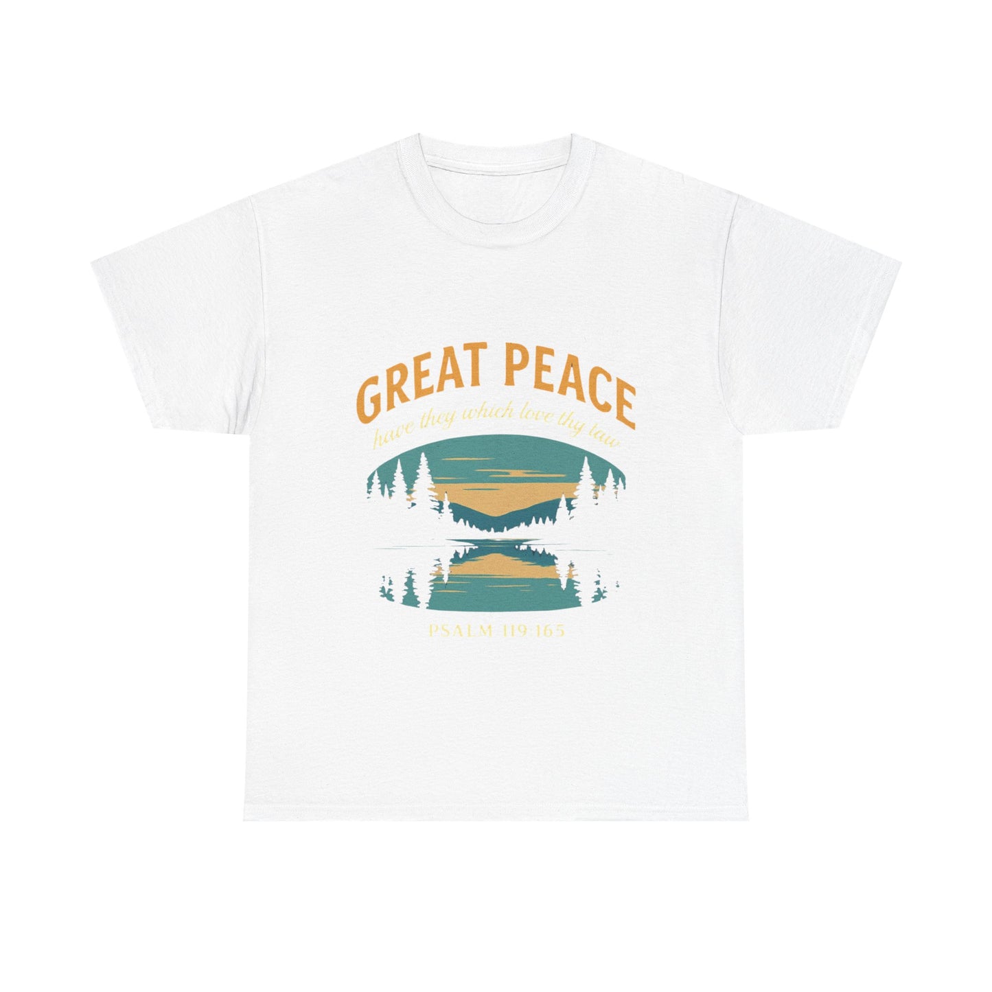 Great Peace Vintage Lake Tee | Nature Graphic T-Shirt | Camping & Outdoor Unisex Shirt